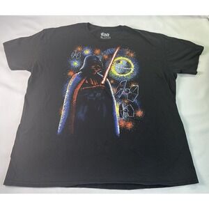 Star Wars Darth Vader‎ Starry Night Abstract Art Black T-shirt  Size 2XL (1470)